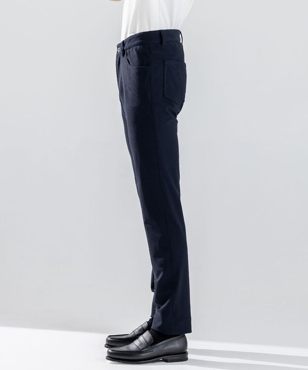 JOSEPH HOMME 新素材【驚きのストレッチ/しわになりにくい】アンリミテッドストレッチ 5ポケットパンツ/STICK 5P ネイビー系