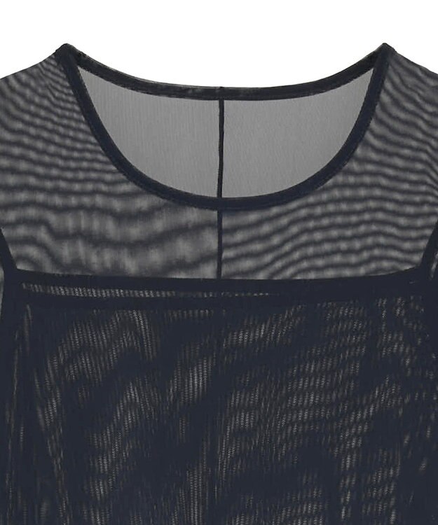 AMERICAN HOLIC 【２点セット】チュールキャミレイヤードトップス Navy