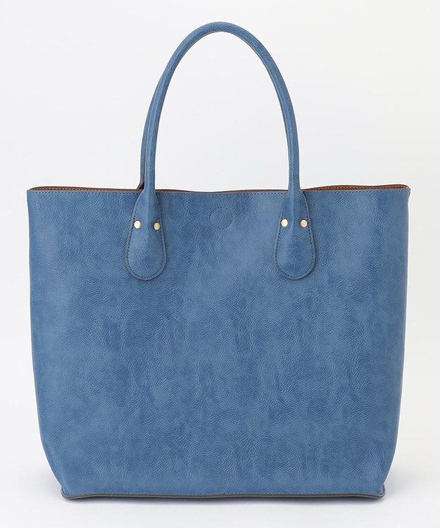 UNBILLION 【テレビ ドラマ着用アイテム】Otias シュリンクタイプ合皮トートバッグ ブルー