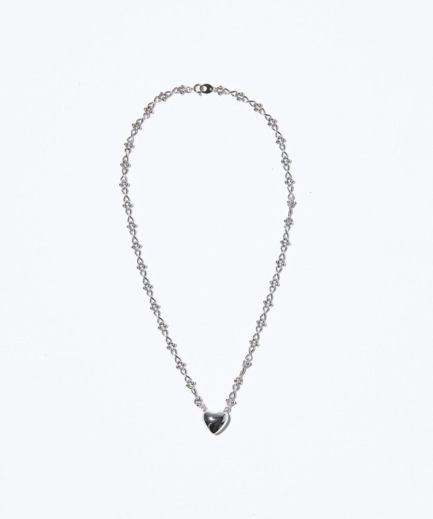 GRACE CONTINENTAL モチーフハートネックレス シルバー