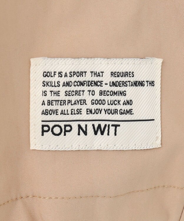 PW CIRCULUS 【WOMEN】ギャザリング シャツ ゴルフウェア レディース ベージュ系