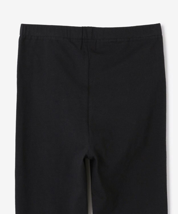 組曲 KIDS 【150-160cm】ストレッチ天竺レギンス（７分丈） ブラック系