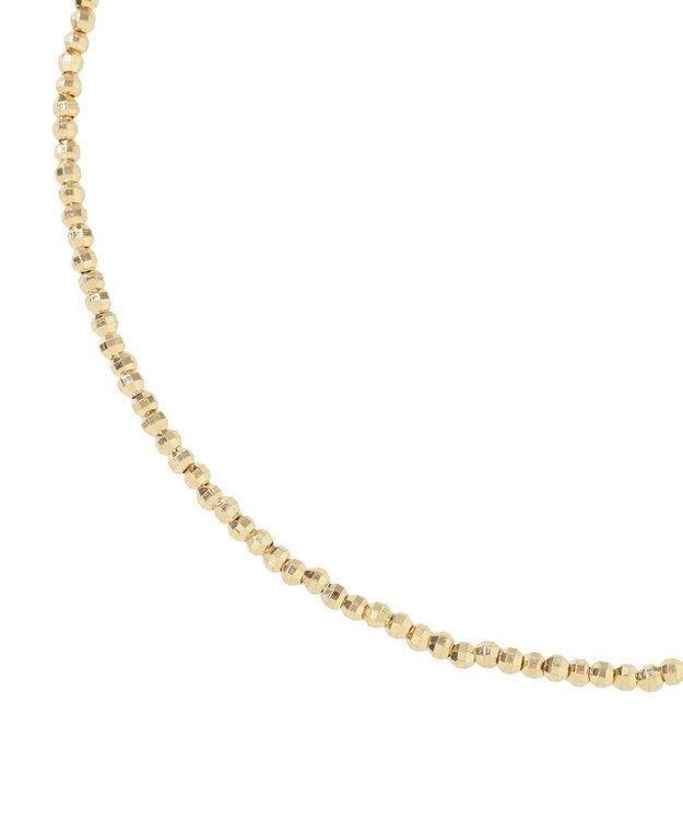 AMERICAN HOLIC スリムメタルビーズネックレス Gold