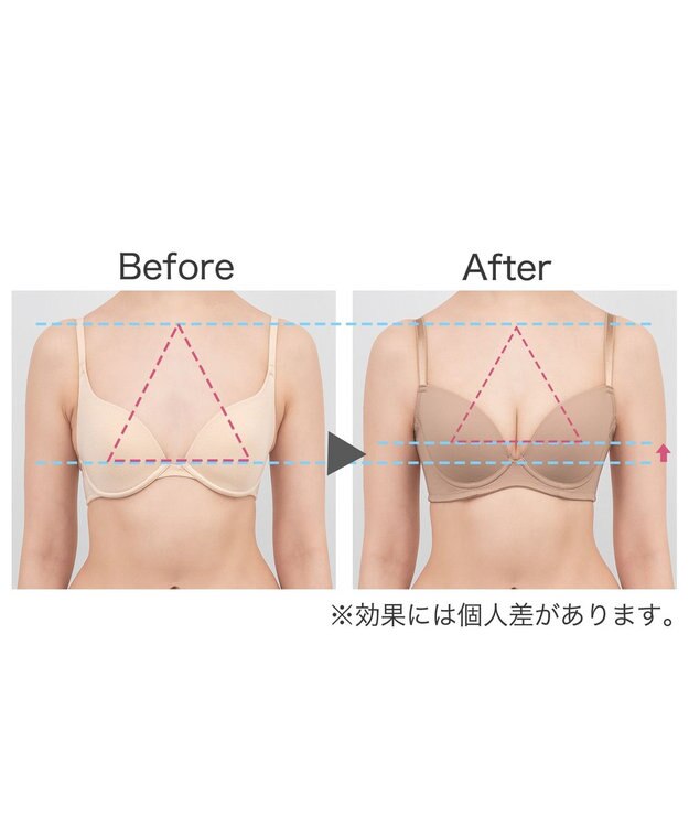 BRADELIS New York 【BRADELIS FIT  / 響きにくいシームレスタイプ】シームレスカップモールドブラ シンプルな薄手カップで軽い着け心地 モカベージュ