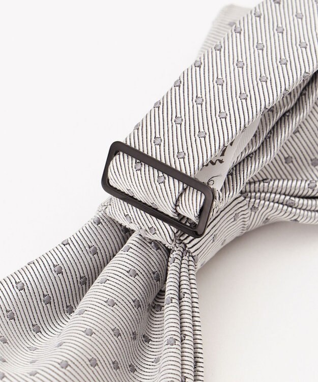 J.PRESS MEN 【BOWTIE COLLECTION】ドット柄  フォーマル蝶ネクタイ ライトグレー系7