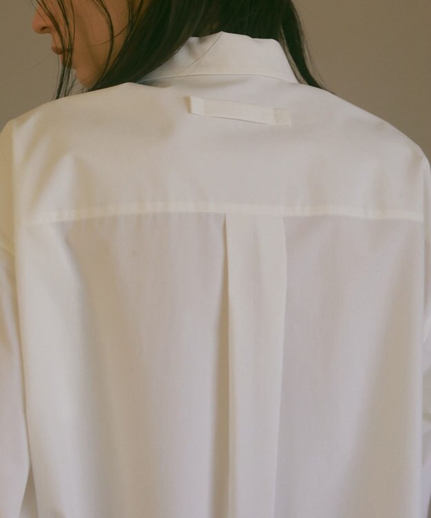 23区 【23区 | 5525gallery】コットンタイプライター オーバーシルエット シャツ ホワイト系