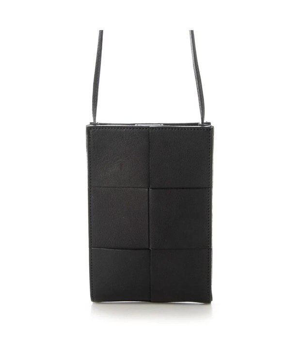 UNBILLION ペルケ perche / イントレチャート姫路レザーショルダー ブラック