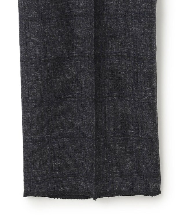 J.PRESS MEN トリートメントウール ストレッチサキソニーチェック スラックス グレー系3