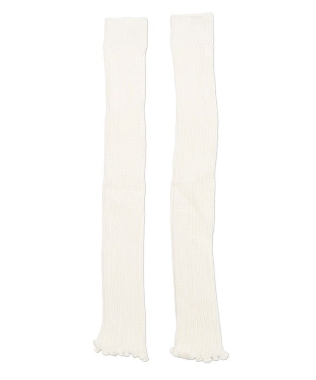 WEGO エアリーメローレッグカバー オフホワイト