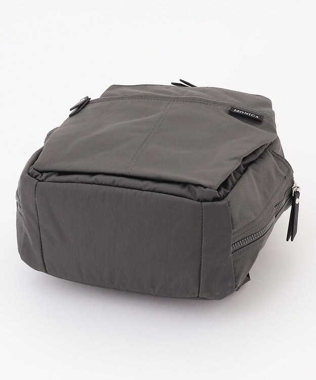 LA BAGAGERIE 【MONICA】サイドジップリュックサック ダークグレー