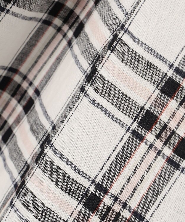 J.PRESS LADIES 【洗える】BEZ Cリネンマドラス スカート ピンク系3