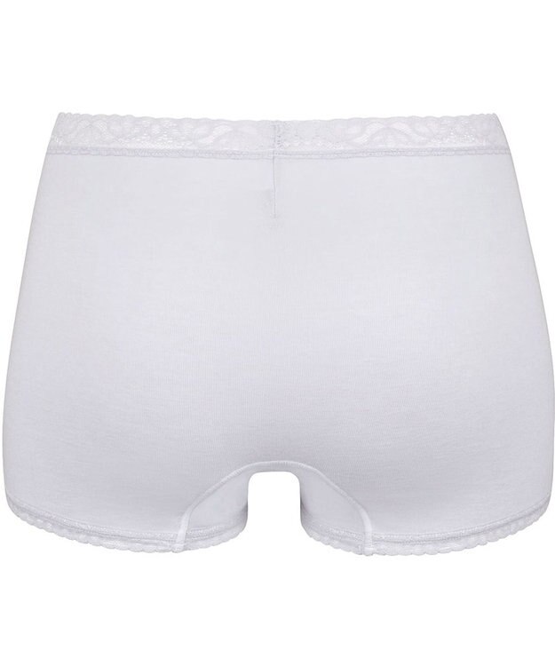 Wing ショーツ ボーイレングス 綿混(身生地部) やさしい肌あたり 【デイリーフィット やわらかコットン】 はきこみ丈ふかめ EC4230 ウイング／ワコール グレー