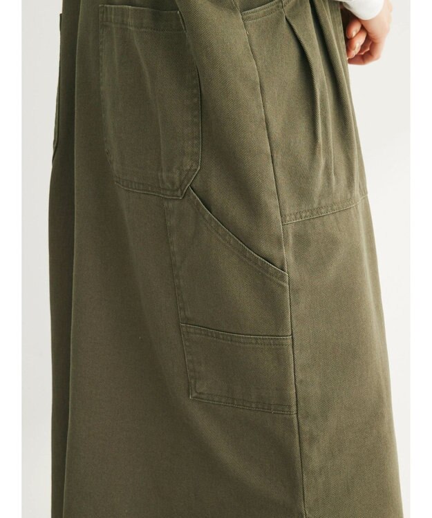 Green Parks ・ＳＵＧＡＲ　ＳＰＯＯＮ　ペインターサロペットスカート Khaki