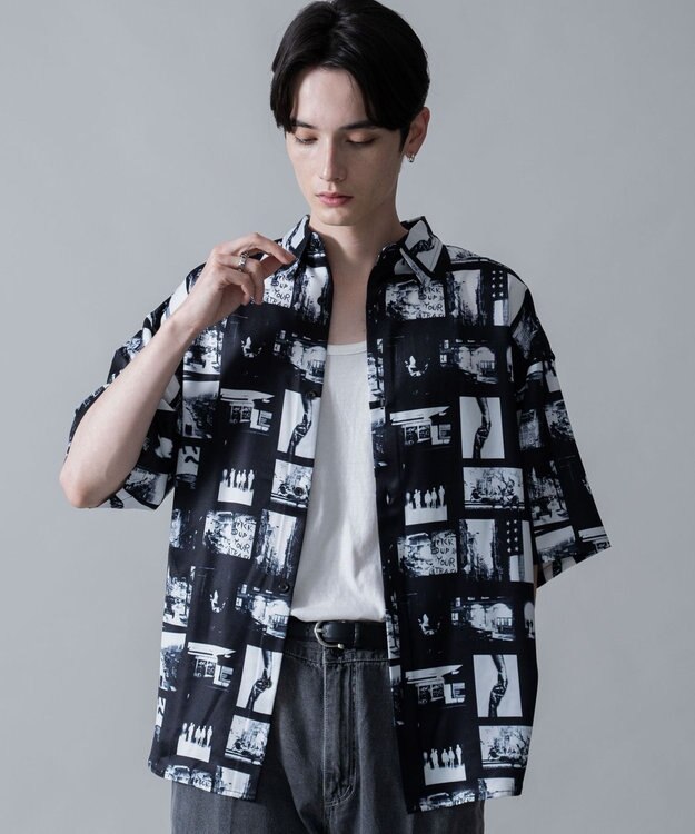 WEGO アムンゼンパターンBIGシャツ（SS） 柄2