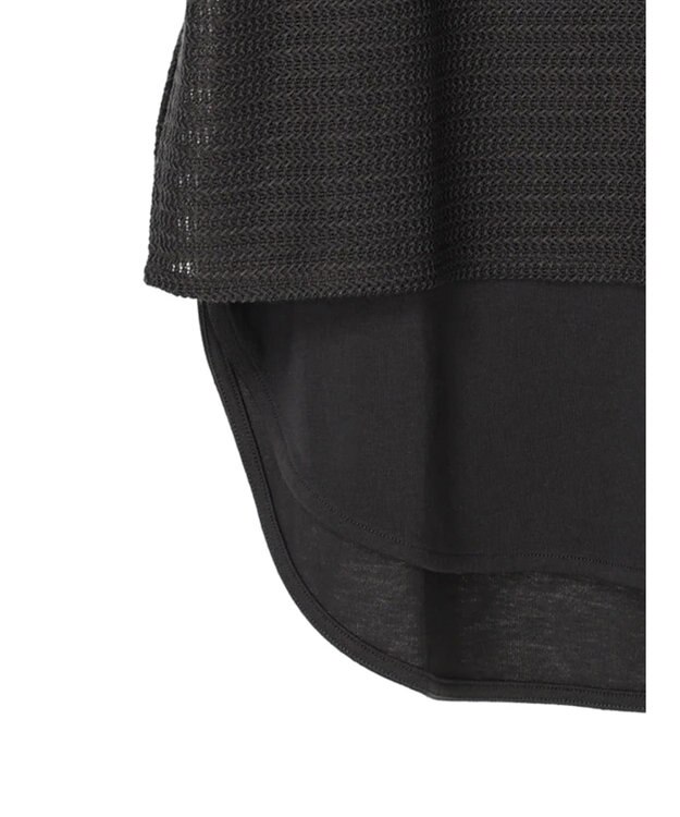 Green Parks ＳＥＴ２点　メッシュベスト＋半袖カットチュニック Gray