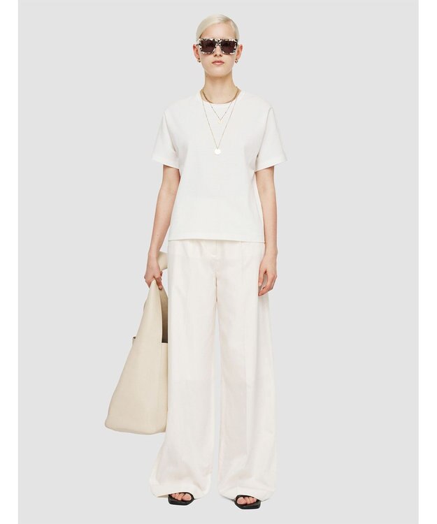 JOSEPH 【洗える】コンフォートコットン　ショートスリーブTシャツ Ivory