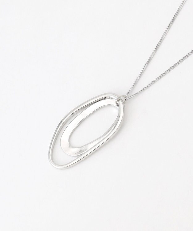 ANY ２連フープネックレス シルバー