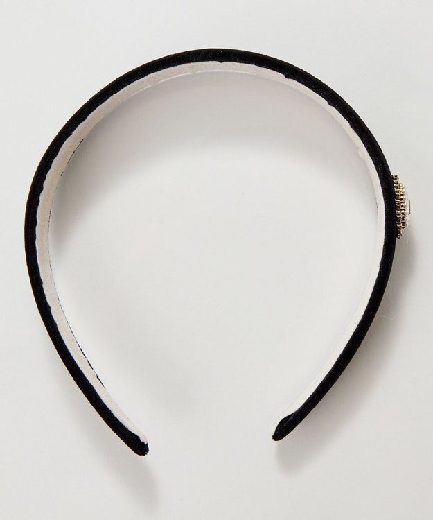 Phoebe <オンワード限定セット>パール&バーライトフィットイヤリング×クラッシービジューカチューシャ ゴールド ゴールド