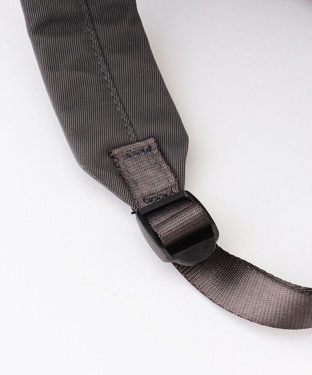 LA BAGAGERIE 【MONICA】サイドジップリュックサック ダークグレー