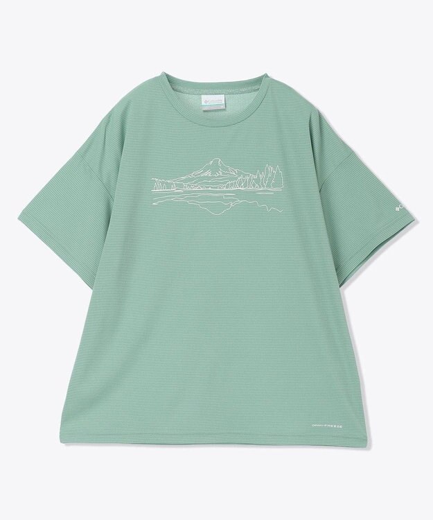 Columbia Columbia/ ウィメンズトレイルラッシュショートスリーブTシャツ /コロンビア Dusty Green