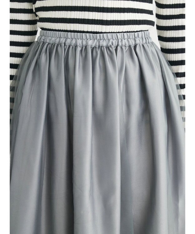 Green Parks ２ｗａｙ　リバーシブルシャイニーチュールスカートII Gray