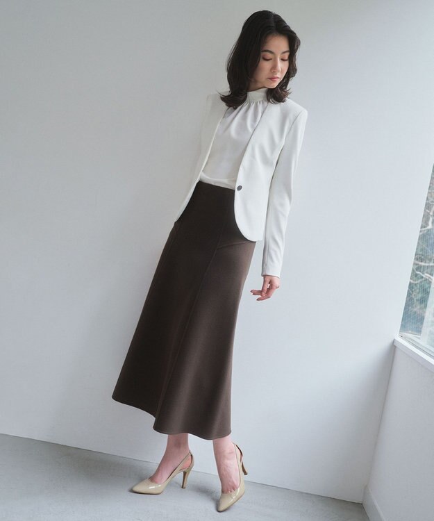 BEIGE， 【セットアップ対応】LUIZA / ノーカラージャケット White