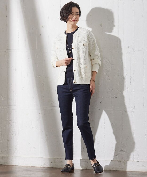 J.PRESS LADIES スティック パール ネックレス ゴールド系