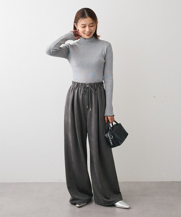 Green Parks ・ＳＵＧＡＲ　ＳＰＯＯＮ　スエードポンチカーブパン Charcoal Gray