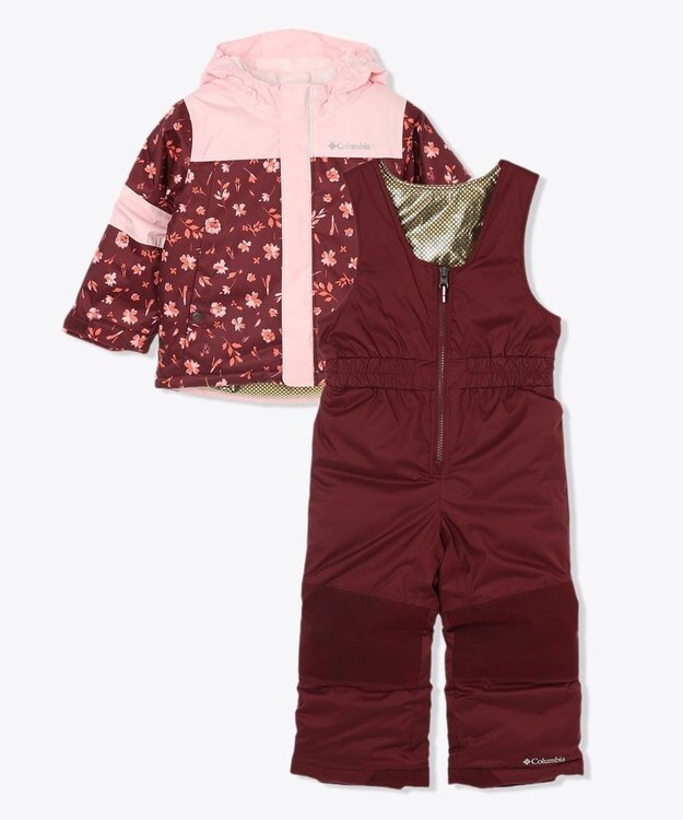 Columbia Columbia/ 【KIDS】マイティーモーグルIIセット /コロンビア Rich Wine Wintergarden、 Satin Pink
