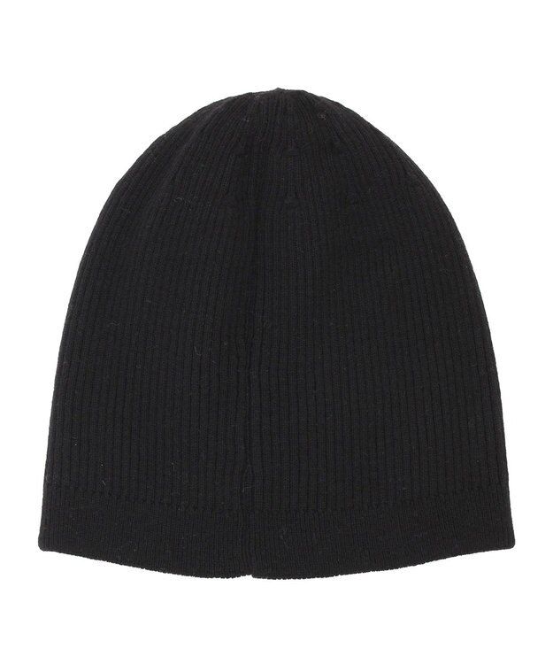 MOONBAT 【WEB限定】FURLA(フルラ)アーチロゴ付き ニット帽 帽子 UVカット 手洗いOK ブラック