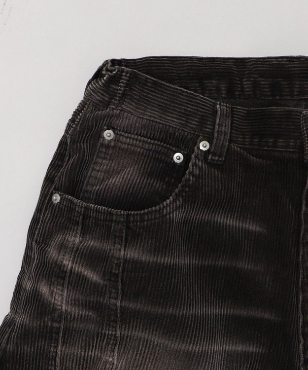 WEGO イージー3Dバレルレッグコーデュロイパンツ ブラックその他