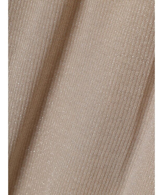 earth music&ecology ラメリブパンツ Silver