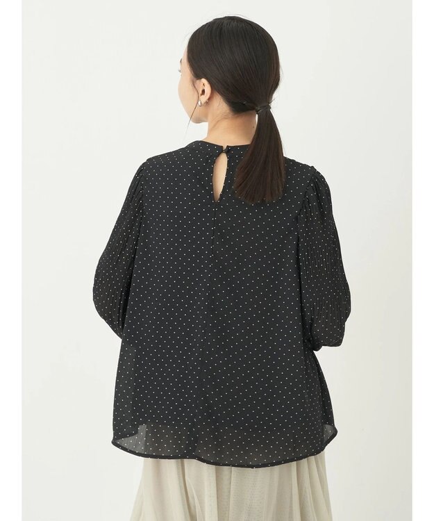 earth music&ecology マジョリカプリーツブラウス Dot