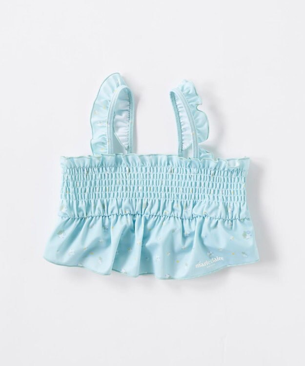 OP／FILA 【marie claire ENFANTS】シャーリングセパレート水着 ミント