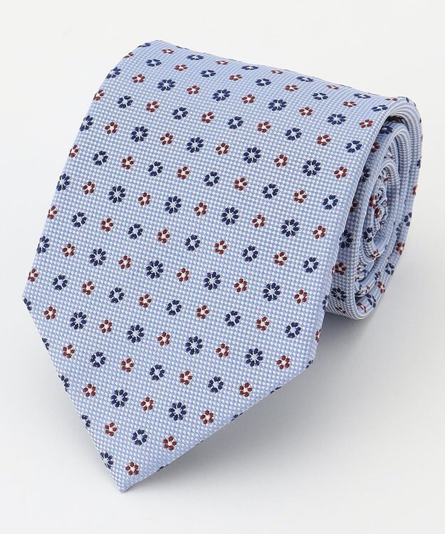 J.PRESS MEN 【VINTAGE JACQUARD COLLECTION】小紋柄 ネクタイ ダルブルー系8