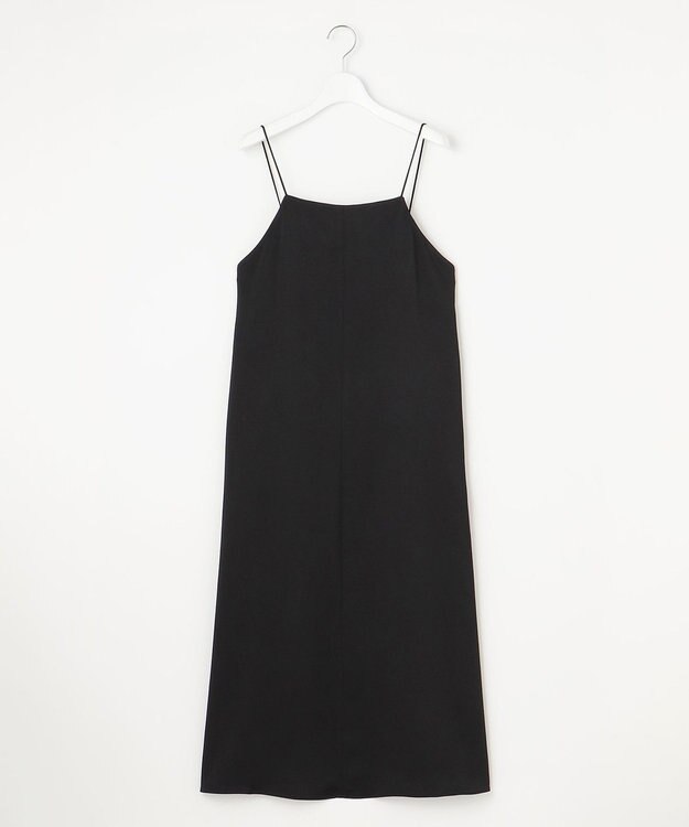 自由区 【カタログ掲載・洗える】ブライトカルゼキャミ ワンピース ブラック