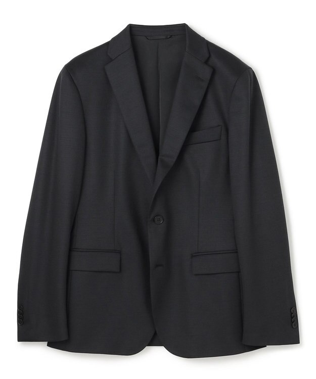 JOSEPH HOMME 新素材【抜群のストレッチ性/セットアップ対応可】スプリングウールジャージー ジャケット ブラック系