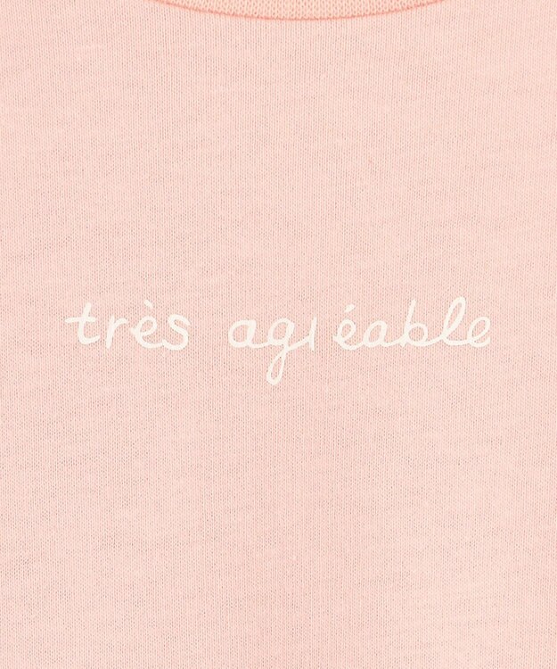 ANY KIDS フラワーチュール半袖Tシャツ ピンク系