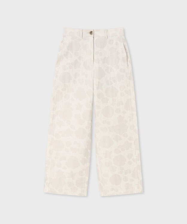 Paul Smith Perforated Floral ジャカード トラウザーズ アイボリー