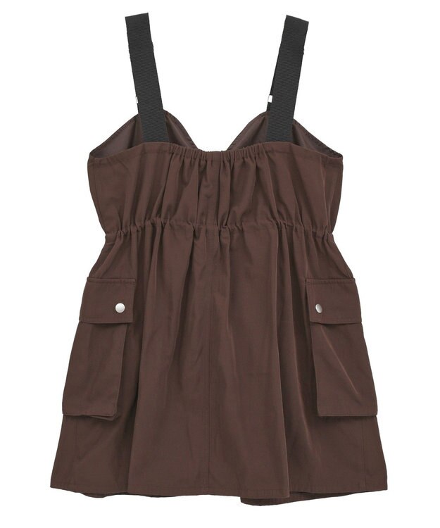 Green Parks ・ＳＵＧＡＲ　ＳＰＯＯＮ　ミリタリーキャミチュニック Brown