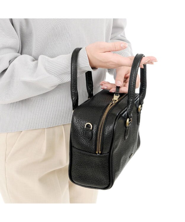 IBIZA エセンシア　牛革　2WAYバッグ（S） 黒