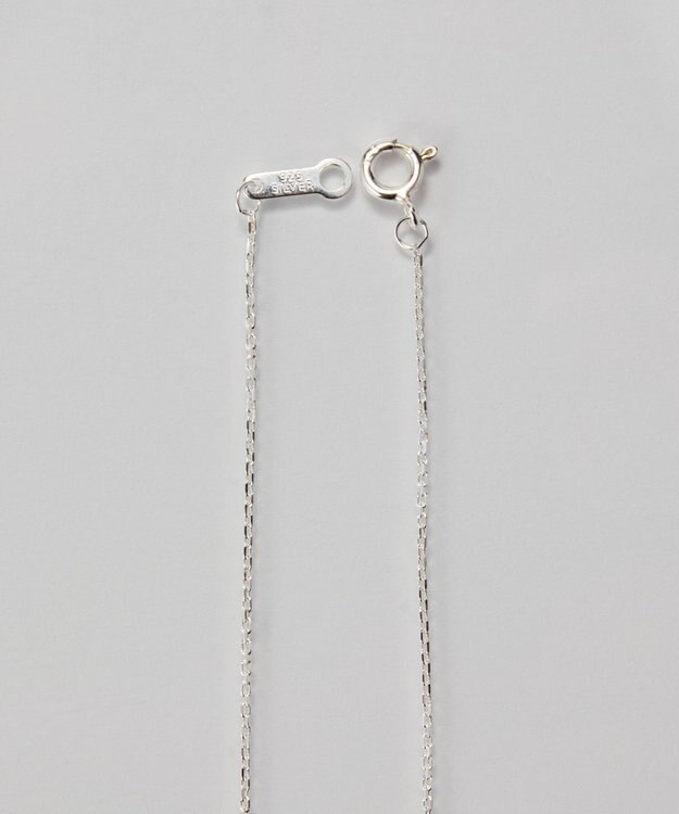 Phoebe 【SV925】シルキーシャインオーバルチェーンネックレス シルバー