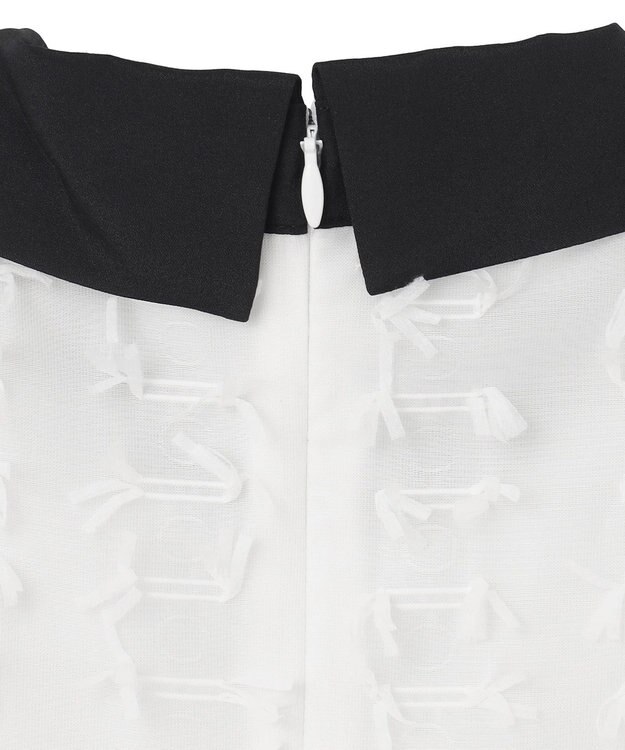 GRACE CONTINENTAL シアージャガード トップ ホワイト