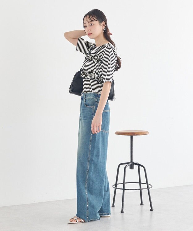 earth music&ecology SET2点マルチウェイバンドゥ＋プルオーバー Black