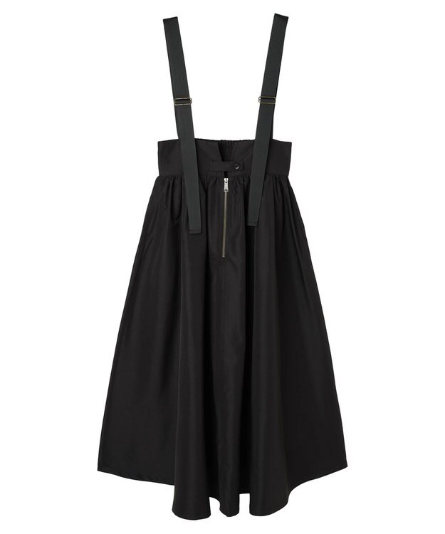 Green Parks ・Ｄｏｕｂｌｅ　Ｆｌａｇｓサスペンダーミリタリースカート Black