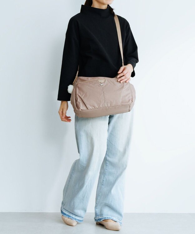 ACE BAGS & LUGGAGE Kanana project COLLECTION シェリ ショルダーバッグ 横L 17944 カナナプロジェクト コレクション ベージュ