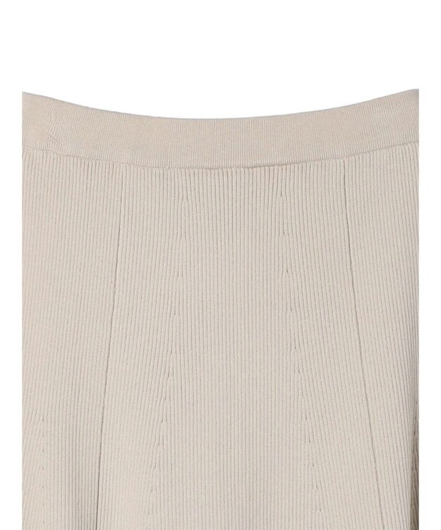 AMERICAN HOLIC リブフレアロングスカート Light Beige