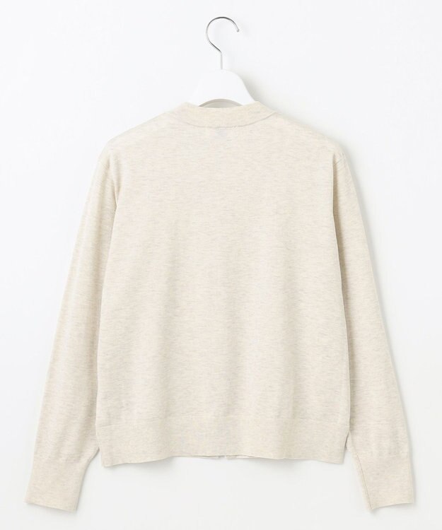 J.PRESS LADIES 【洗える】ラメニット ブルゾン ナチュラル系