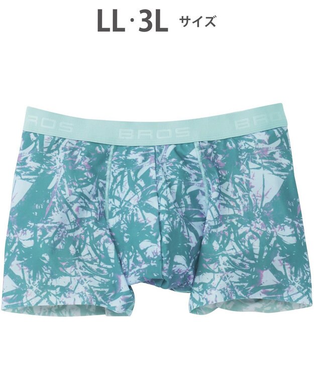 WACOAL MEN 【キモチイイパンツ】 ボクサーパンツ 動きにフィット フロント快適グラマラス 吸汗速乾 上質なフィット感 肌あたり軽減設計 前閉じ 下着 メンズ GT3371 /ブロス バイ ワコールメン グリーン