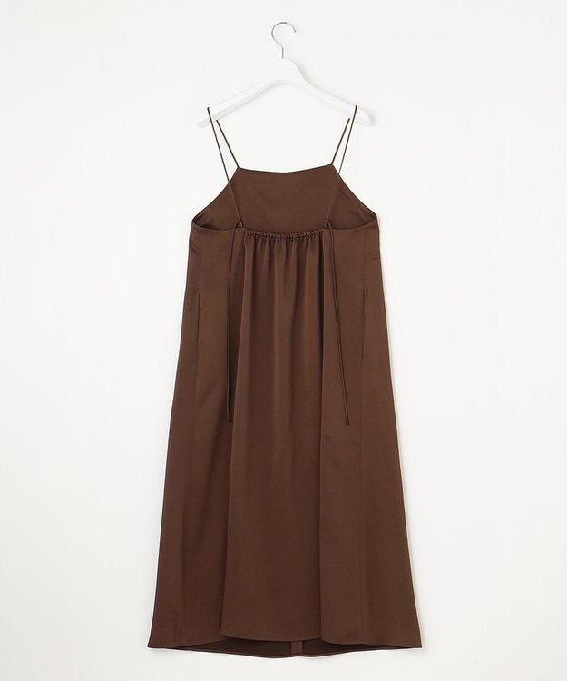 自由区 【カタログ掲載・洗える】ブライトカルゼキャミ ワンピース ブラウン